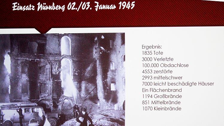 Nach der Nürnberger Bombennacht rückten auch hiesige Wehren aus.