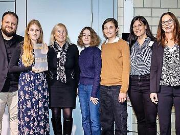 Mit Andrea Niedzela-Schmutte vom Kultusministerium.