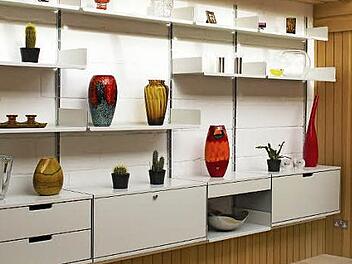 Seit den 60er Jahren verkauft Hersteller Vitsoe das Regalsystem 606 von Dieter Rams quasi unverändert.  Foto: Vitsoe