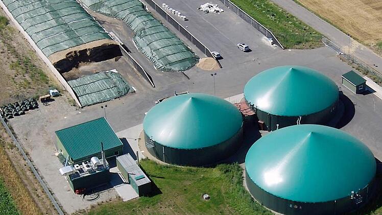 Nach dem Vorbild der Biogasanlage in Bad Königshofen könnte neben der Eberner Kläranlage ein ähnliches Projekt entstehen. Foto: Agrokraft