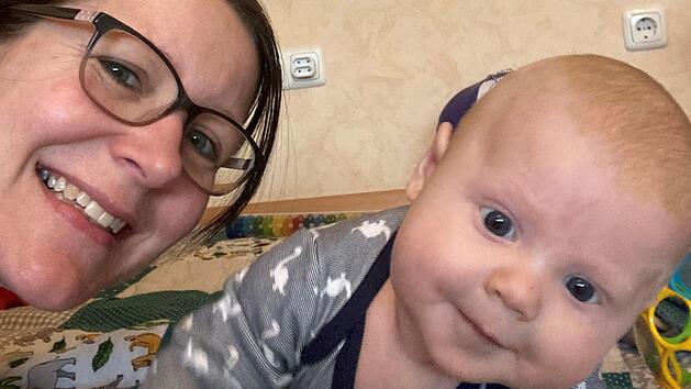 Karina Pregler mit ihrem Sohn Oskar Foto: Karina Pregler/Selfie