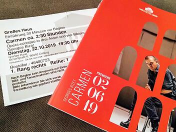 Als GMD-Bewerber dirigierte Moritz Gnann eine Aufführung von Bizets Oper "Carmen" am Landestheater Coburg.Foto: Jochen Berger