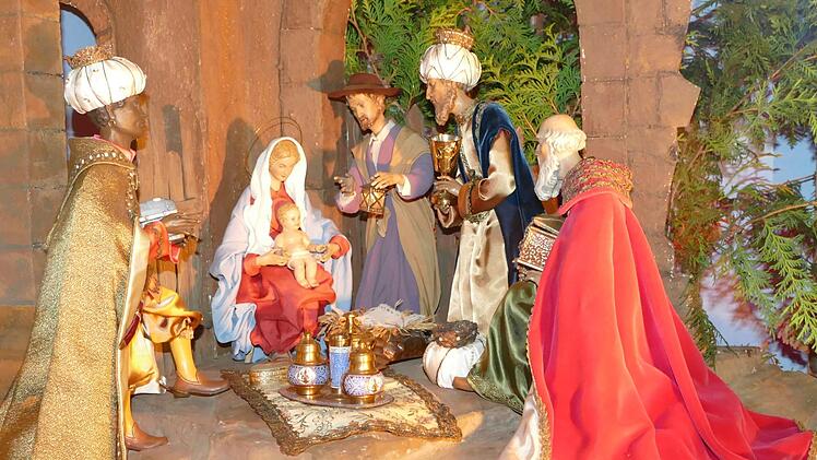 Die Heiligen Drei Könige dürfen in einer klassischen Weihnachtskrippe nicht fehlen.Foto: Marion Krüger-Hundrup