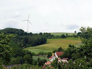 Blick auf das Sassendorfer Windrad. Foto: Johannes Michel
