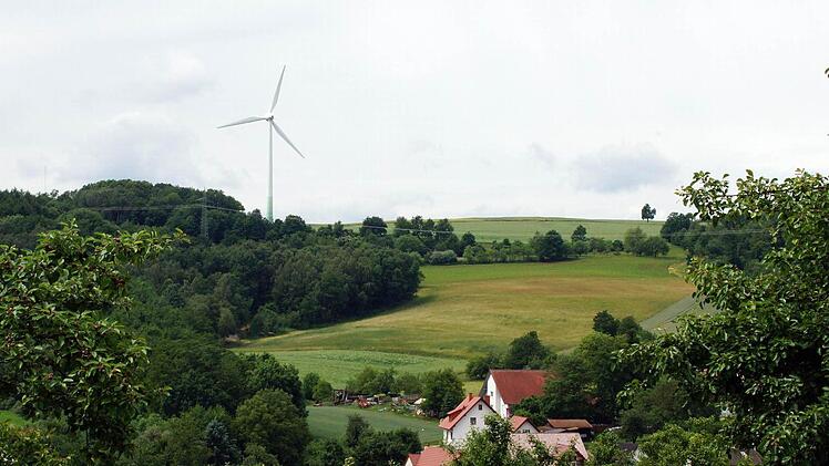 Blick auf das Sassendorfer Windrad. Foto: Johannes Michel