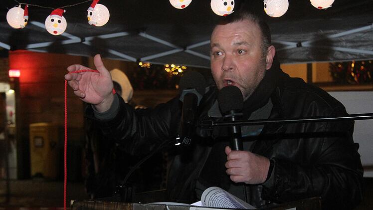 Harald Steger, der Organisator der Corona-Proteste in Kulmbach Foto: Sonny Adam