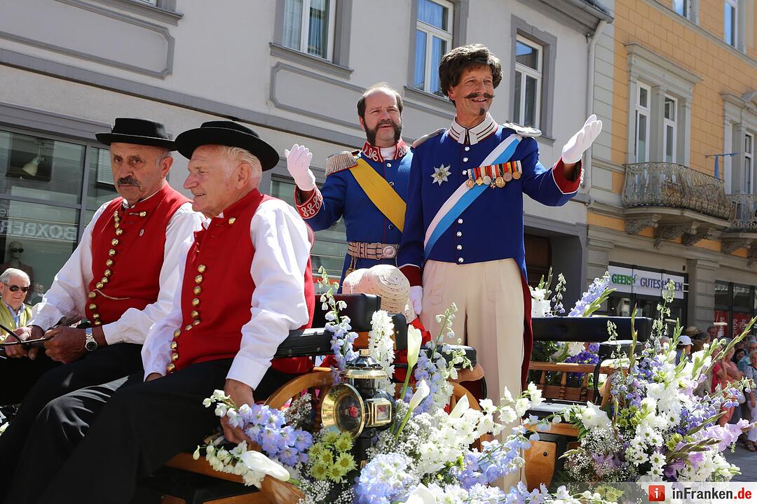 Rakoczyfest in Bad Kissingen mit Umzug; Foto: Barbara Herbst