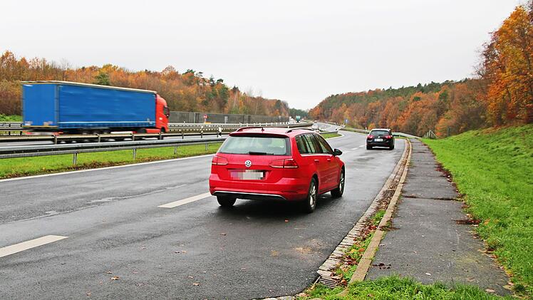 Schlechtester Autobahn-Rastplatz Deutschlands: Der Parkplatz an der A73 bei Zapfendorf