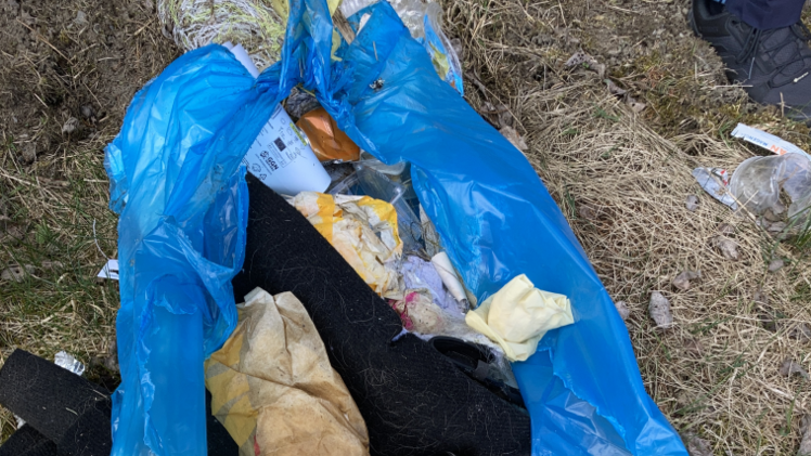 Müll Nordhalben: blauer Sack