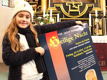 Die Engelsstimme der "Heiligen Nacht": Ronja Kull.  Foto: Jürgen Gärtner