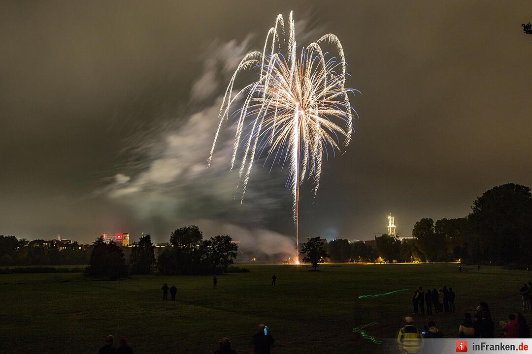 Abschlussfeuerwerk Michaelis Kirchweih 2015