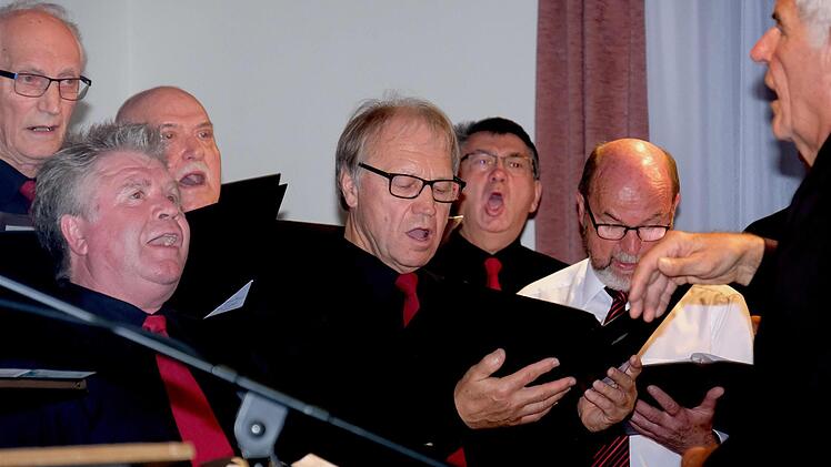 Unter der Leitung von Wolf-Dieter Bogner legten die MGV-Sänger Zeugnis ihrer Sangeskunst mit etlichen Liedern ab. Foto: Gerd Schaar