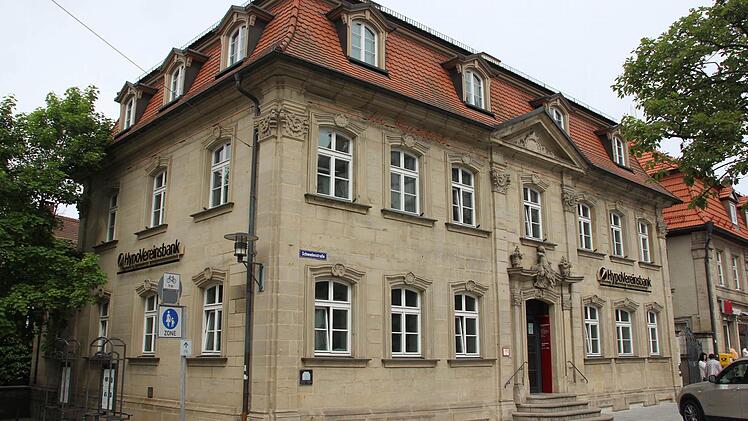 Das Gebäude der HypoVereinsbank Kronach steht unter Denkmalschutz. Foto: Friedwald Schedel