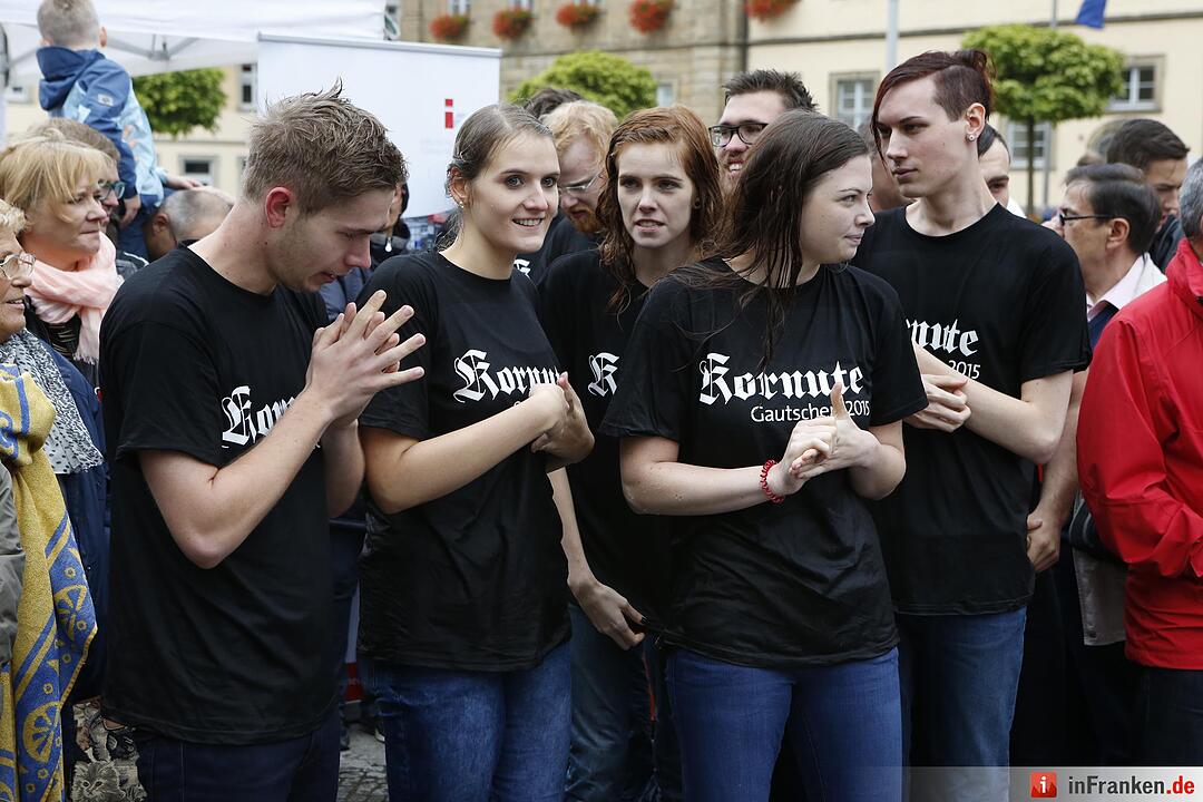 Gautschfeier 2015 der Mediengruppe Oberfranken in Bamberg