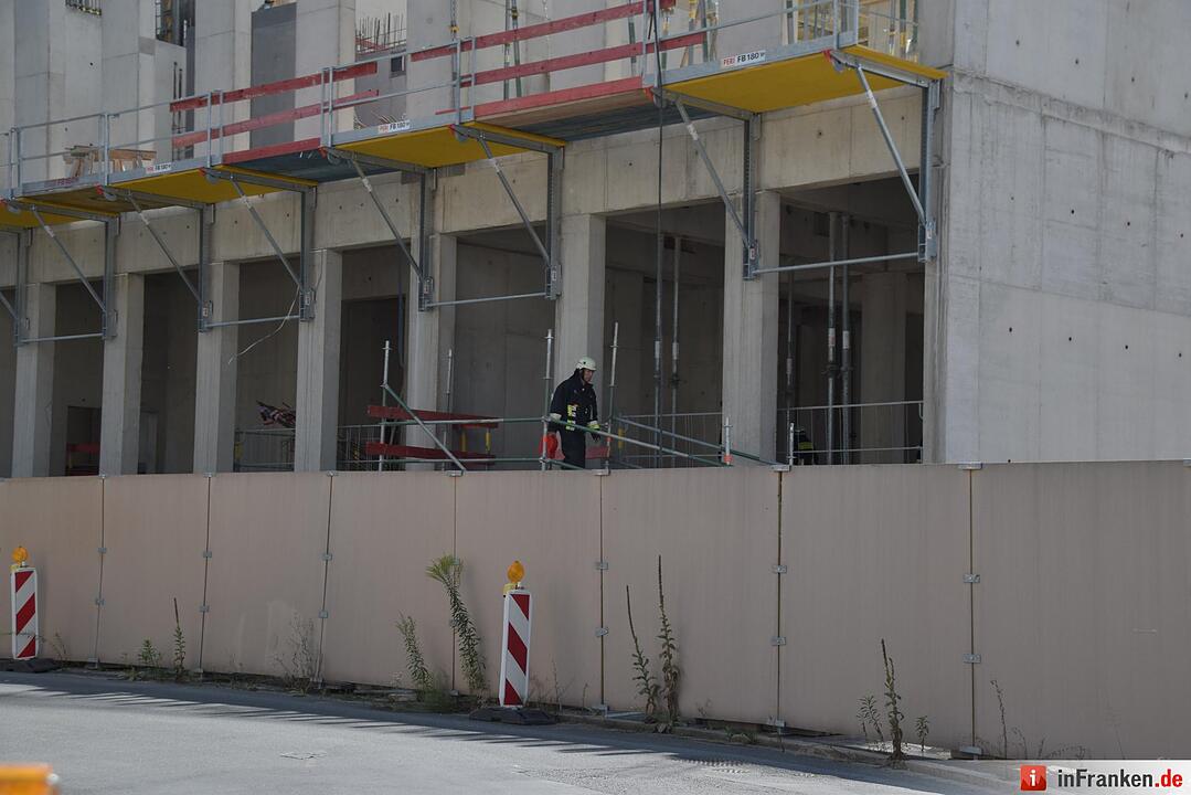 Arbeitsunfall in Nürnberg: Baugerüst stürzt ein