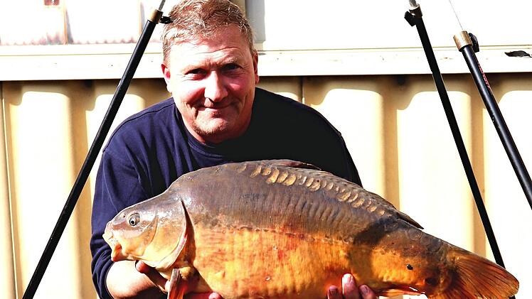 Thomas Höfner angelte den schwersten Karpfen. Foto: Johanna Blum