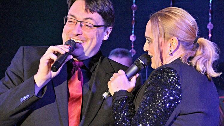 Sie konnten besonders gut miteinander. Moderator Christian Senff und Kaybee Cashmore. Helmut Will