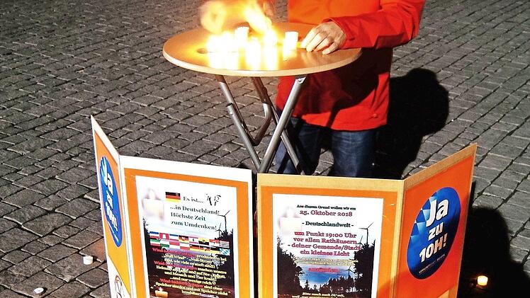 Die Lichterdemo Foto: privat