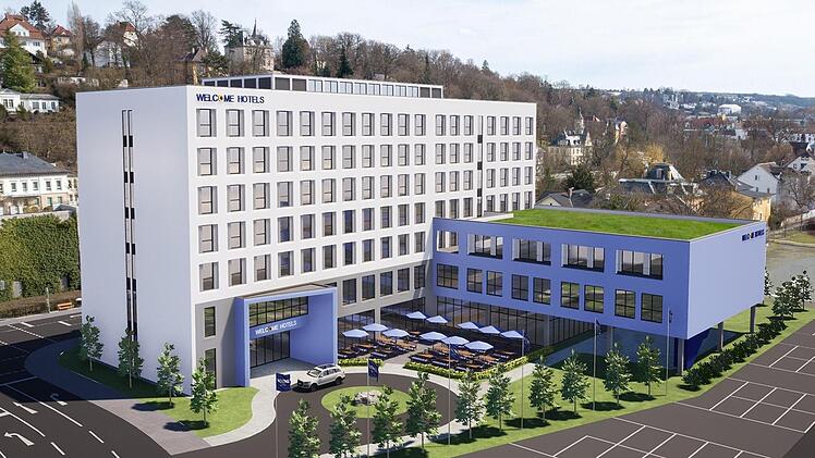 Der Entwurf fürs Anger-Hotel: Die Investoren haben zugesagt, die Gestaltung zu überarbeiten. Dazu verpflichtet sind sie nicht. Erhard Soyk
