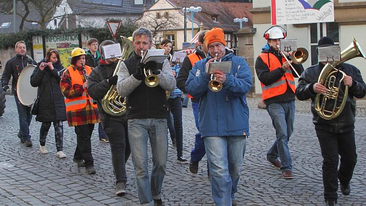 Für Stimmung sorgte die Stadtkapelle Eltmann.