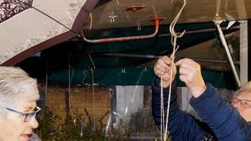 Auf dem Weihnachtsmarkt in Ebing Foto: Joseph  Beck