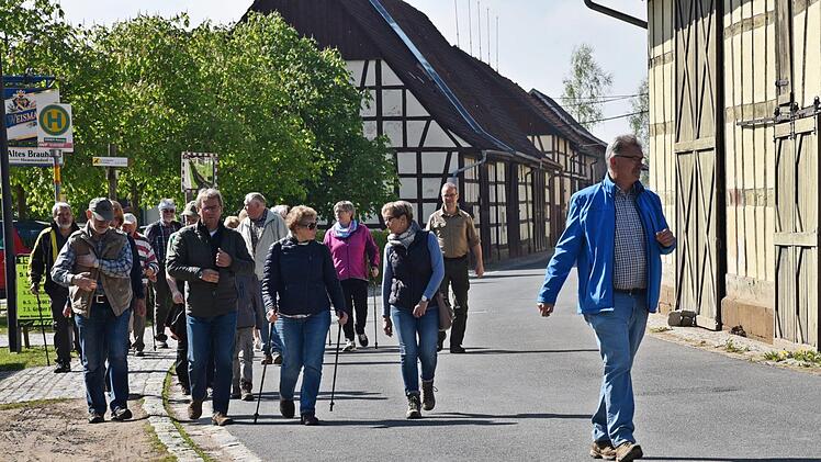 Das Anwandern ging im vergangenen Jahr erstmals durch die Gemeinden Itzgrund und Untermerzbach und soll im kommenden Jahr durch das Seßlacher Gemeindegebiet führen. Foto: Gabi Arnold (Archiv)
