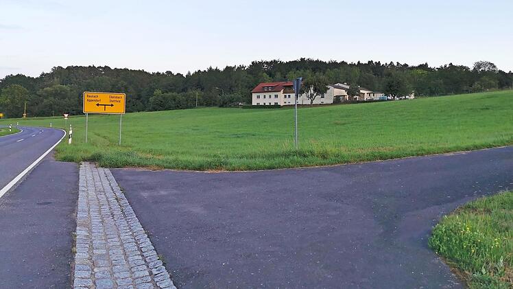 Auf dieser Fläche zwischen Lauter und Appendorf soll der Zimmereibetrieb entstehen.  Foto: Johannes Michel