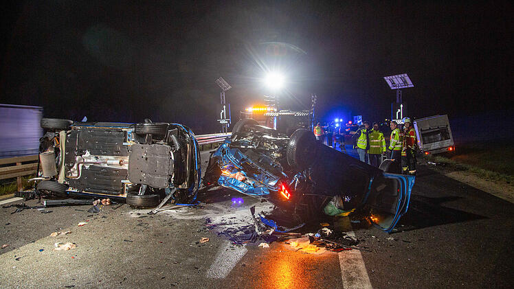Heftiger Unfall auf A3 in der Oberpfalz