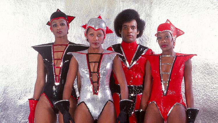 Mit Songs wie Rivers Of Babylon" oder "Rasputin" wurde die Band Boney M. weltber&uuml;hmt.