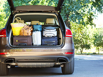 Auto, Urlaub, Check, Kofferraum, Gepäck, checkliste