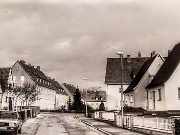 Blick in die Ehrhard-Kirchner-Straße im Jahr 1983Foto: CT-Archiv