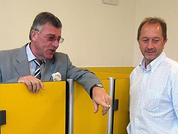 Gerhard Preß (links) und sein möglicher Nachfolger Günter Benning.