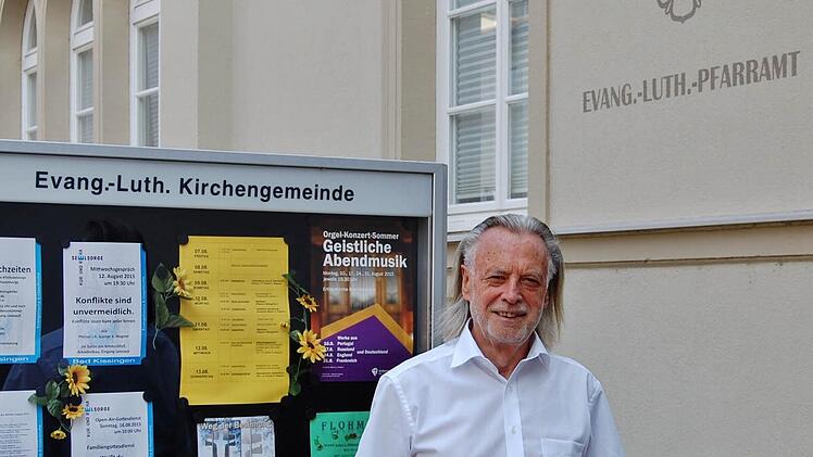 Pfarrer Günter Wagner am evangelischen Pfarramt in Bad Kissingen. Foto: Sigismund von Dobschütz