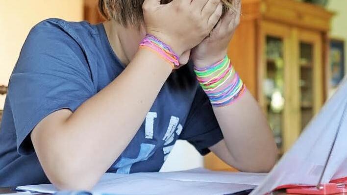 Das Lernen ist für viele Kinder mit Frust und Unlust verbunden.  Symbolfoto: Julian Stratenschulte/dpa