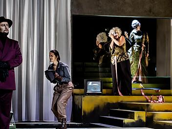 Szene aus "Alcina". Händels Oper feiert am Sonntag Premiere am Landestheater als Coburger Erstaufführung.Foto: Sylvain Guillot
