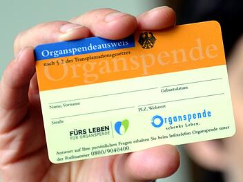Organspende-Ausweis