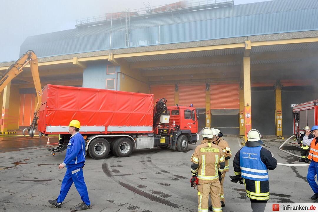 Brand in Müllheizkraftwerk