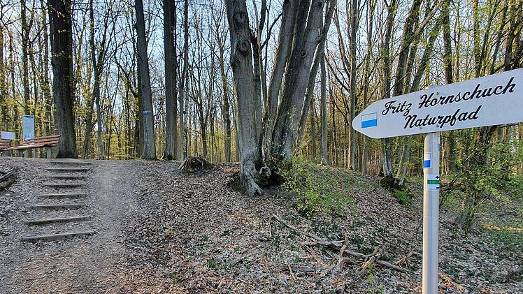 Fritz-Hornschuch-Pfad in Kasendorf Foto: Christine Fischer