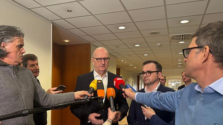 Brandenburgs Ministerpr&auml;sident Woidke und CDU-Landeschef Redmann