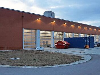 Das neue Domizil der Hallstadter Feuerwehr wird in den kommenden Monaten bezogen. Foto: Johannes Michel