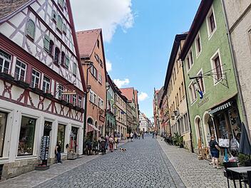 Rothenburg ob der Tauber im mittelfr&auml;nkischen Landkreis Ansbach