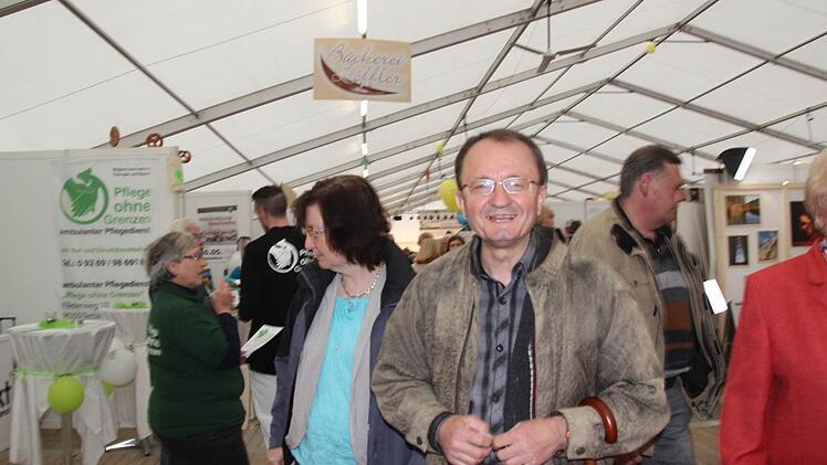 Auch Rudolf Pfadenhauer besuchte die Rennsteigmesse.