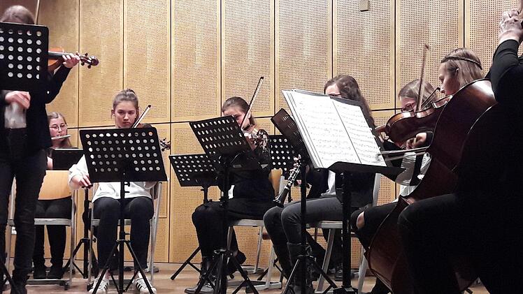 Ein gleichwie beeindruckendes und begeisterndes Neujahrskonzert ging in Münnerstadts Gymnasium über die Bühne. Foto: Hartmut Hessel