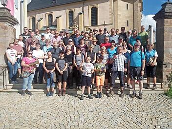 Erneut begab sich eine Pilgergruppe auf den Weg zum beschaulichen Gnadenort "Marienweiher".  Foto: pr