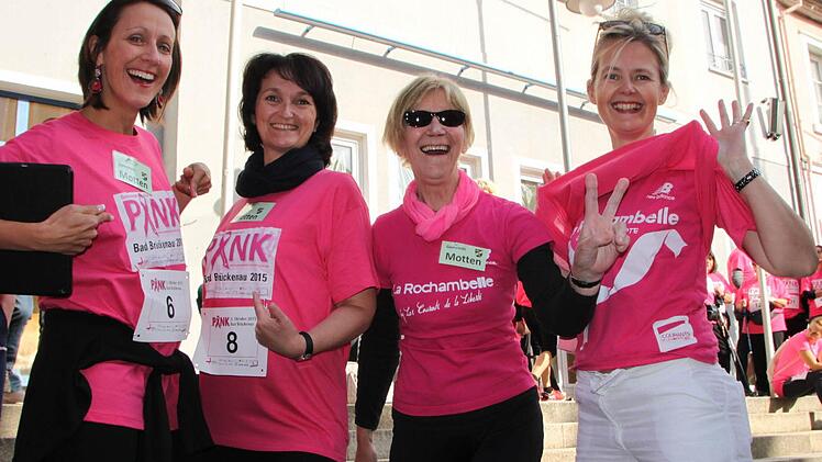 Gäste aus dem französischen Département Calvados: Melanie Lepoultier (von links), Sylvie Jacq, Sylvie Lenourrichel und Virginie Le Dressay Foto: Ulrike Müller