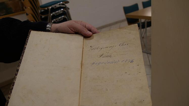 "Volksgesang Chor" - das Liederbuch für "Gesänge für  Männerstimmen"     F