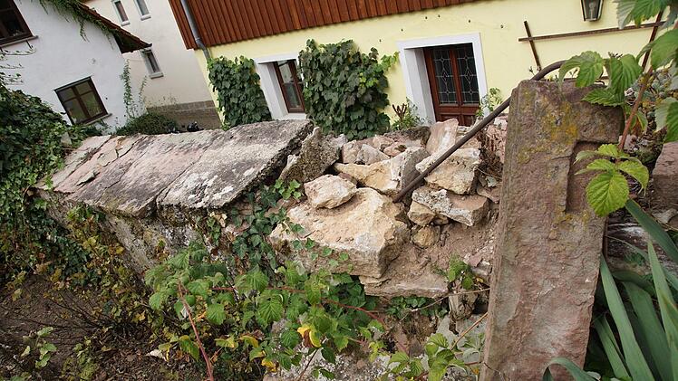 Ein Teil der Mauer ist sanierungsbedürftig.Foto: Arkadius Guzy