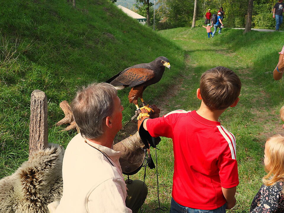Buntes Treiben auf der Burg.