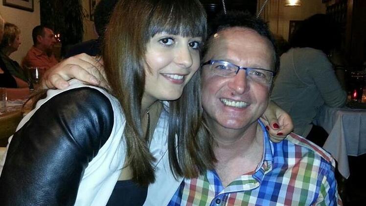 Denise Regel mit ihrem Vater Jochen