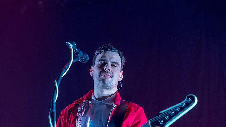 Die Band "Kraftklub" bei ihrem Konzert in Bamberg. Foto: Rudolf Hein